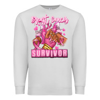 Dove Grey Breast Cancer survivor afro girl sneakers Premium Sweatshirt - RanaPortraitStore