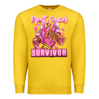 Lemon Breast Cancer survivor afro girl sneakers Premium Sweatshirt - RanaPortraitStore