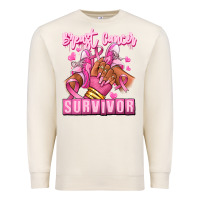 Sandshell Breast Cancer survivor afro girl sneakers Premium Sweatshirt - RanaPortraitStore