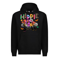 Black hippie soul Premium Hoodie - AdoDesignShop