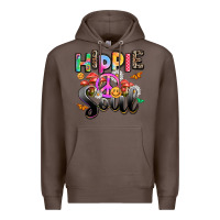 Coffee hippie soul Premium Hoodie - AdoDesignShop