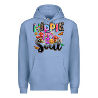 Colony Blue hippie soul Premium Hoodie - AdoDesignShop