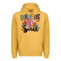 Mustard hippie soul Premium Hoodie - AdoDesignShop