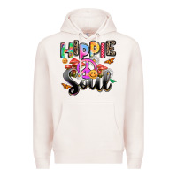 Pale Pink hippie soul Premium Hoodie - AdoDesignShop