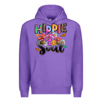 Purple hippie soul Premium Hoodie - AdoDesignShop