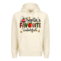 Sandshell santa's favorite substitute Premium Hoodie - AdoDesignShop