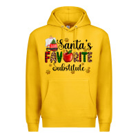 Lemon santa's favorite substitute Premium Hoodie - AdoDesignShop