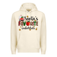 Tofu santa's favorite substitute Premium Hoodie - AdoDesignShop