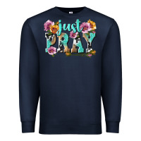 Navy just pray Premium Sweatshirt - texasbilliewilder