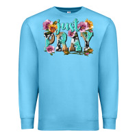 Ocean Blue just pray Premium Sweatshirt - texasbilliewilder
