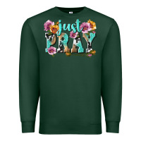 Sports Green just pray Premium Sweatshirt - texasbilliewilder
