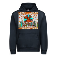 Navy thankful turkey Urban Hoodie - JahusDesignShop