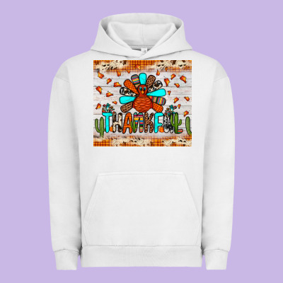 Thankful Turkey Urban Hoodie Designed By Jahusdesignshop