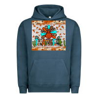 Pigment Midnight Navy thankful turkey Urban Hoodie - JahusDesignShop