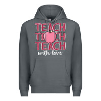 Rock teach with love Premium Hoodie - JahusDesignShop