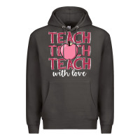 Smoke teach with love Premium Hoodie - JahusDesignShop