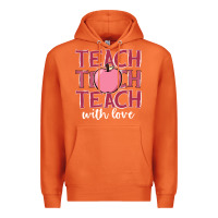 Carrot teach with love Premium Hoodie - JahusDesignShop