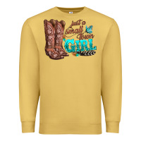 Antique Gold justas malltown girlie Premium Sweatshirt - texasbilliewilder