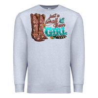 Heather Grey justas malltown girlie Premium Sweatshirt - texasbilliewilder