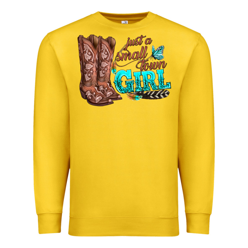 Justas Malltown Girlie Premium Sweatshirt by texasbilliewilder | Teevron