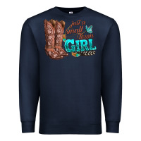Navy justas malltown girlie Premium Sweatshirt - texasbilliewilder