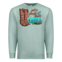 Seafoam justas malltown girlie Premium Sweatshirt - texasbilliewilder