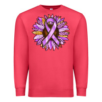 Cardinal Cancer Awareness Sunflower Premium Sweatshirt - RanaPortraitStore