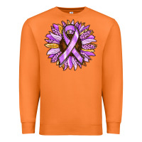Carrot Cancer Awareness Sunflower Premium Sweatshirt - RanaPortraitStore