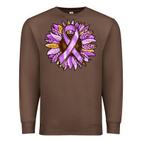 Chestnut Cancer Awareness Sunflower Premium Sweatshirt - RanaPortraitStore