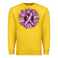 Lemon Cancer Awareness Sunflower Premium Sweatshirt - RanaPortraitStore