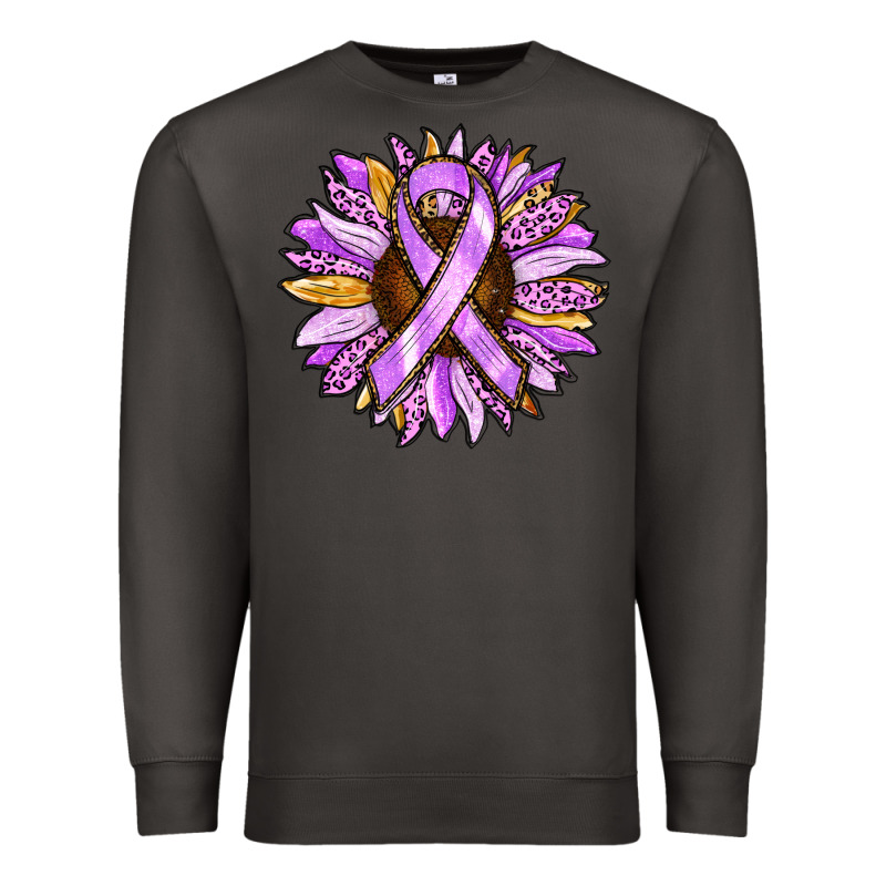 Cancer Awareness Sunflower Premium Sweatshirt by RanaPortraitStore | Teevron