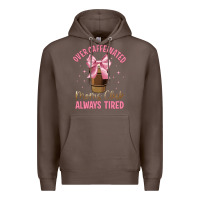 Coffee over caffeinated moms club Premium Hoodie - JahusDesignShop