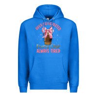 True Royal over caffeinated moms club Premium Hoodie - JahusDesignShop