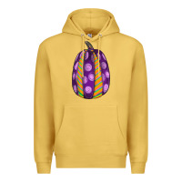 Antique Gold watercolor halloween pumpkin Premium Hoodie - RanaPortraitStore
