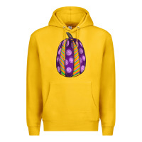 Lemon watercolor halloween pumpkin Premium Hoodie - RanaPortraitStore