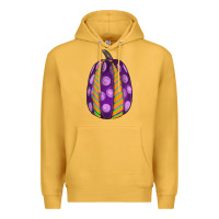 Mustard watercolor halloween pumpkin Premium Hoodie - RanaPortraitStore
