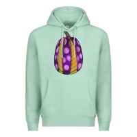Seafoam watercolor halloween pumpkin Premium Hoodie - RanaPortraitStore