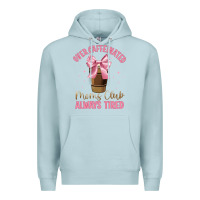 Blue Mist over caffeinated moms club Premium Hoodie - JahusDesignShop