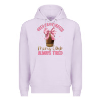 Lilac over caffeinated moms club Premium Hoodie - JahusDesignShop