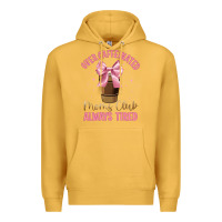 Mustard over caffeinated moms club Premium Hoodie - JahusDesignShop