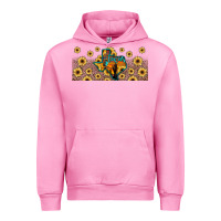 Fuchsia Pink texas map Urban Hoodie - JahusDesignShop