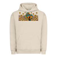 Pigment French Oak texas map Urban Hoodie - JahusDesignShop