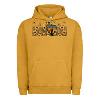 Pigment Peanut Butter texas map Urban Hoodie - JahusDesignShop
