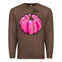 Chestnut Breast Cancer Awareness Pink Pumpkin Premium Sweatshirt - RanaPortraitStore