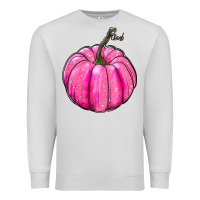 Dove Grey Breast Cancer Awareness Pink Pumpkin Premium Sweatshirt - RanaPortraitStore