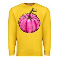 Lemon Breast Cancer Awareness Pink Pumpkin Premium Sweatshirt - RanaPortraitStore