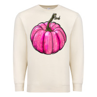 Sandshell Breast Cancer Awareness Pink Pumpkin Premium Sweatshirt - RanaPortraitStore