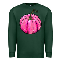 Sports Green Breast Cancer Awareness Pink Pumpkin Premium Sweatshirt - RanaPortraitStore