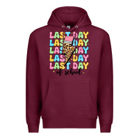 Burgundy last day of school Premium Hoodie - JahusDesignShop
