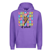 Purple last day of school Premium Hoodie - JahusDesignShop